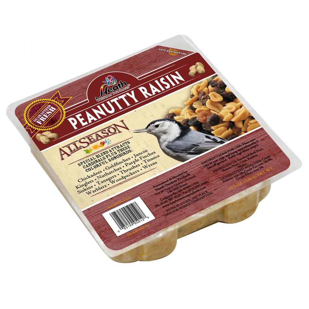 Suet Cake Premium Gourmet Peanut Raisin 11.5oz<span class=' ItemWarning' style='display:block;'>Item is usually in stock, but we&#39;ll be in touch if there&#39;s a problem<br /></span>