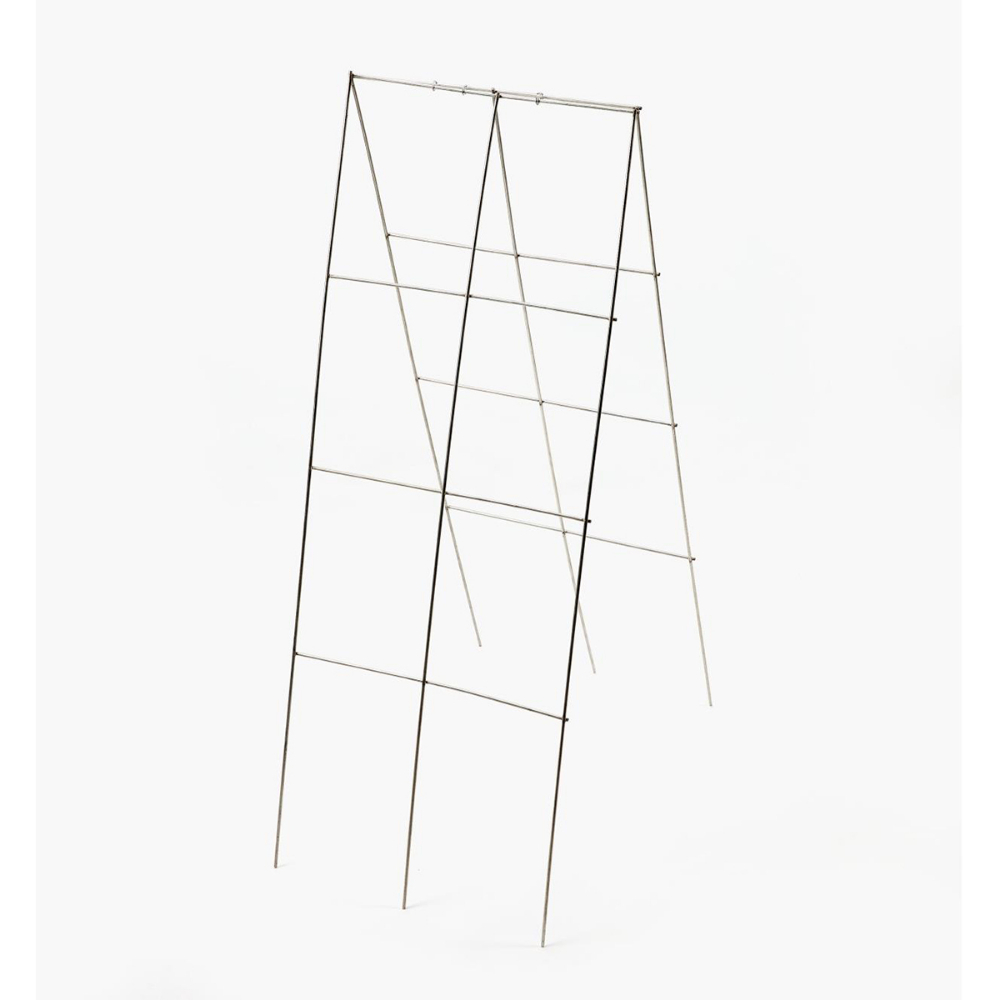 Wire A-Frame Folding Plant Support Galvanized 42x14.2&#34;<span class=' ItemWarning' style='display:block;'>Item is usually in stock, but we&#39;ll be in touch if there&#39;s a problem<br /></span>