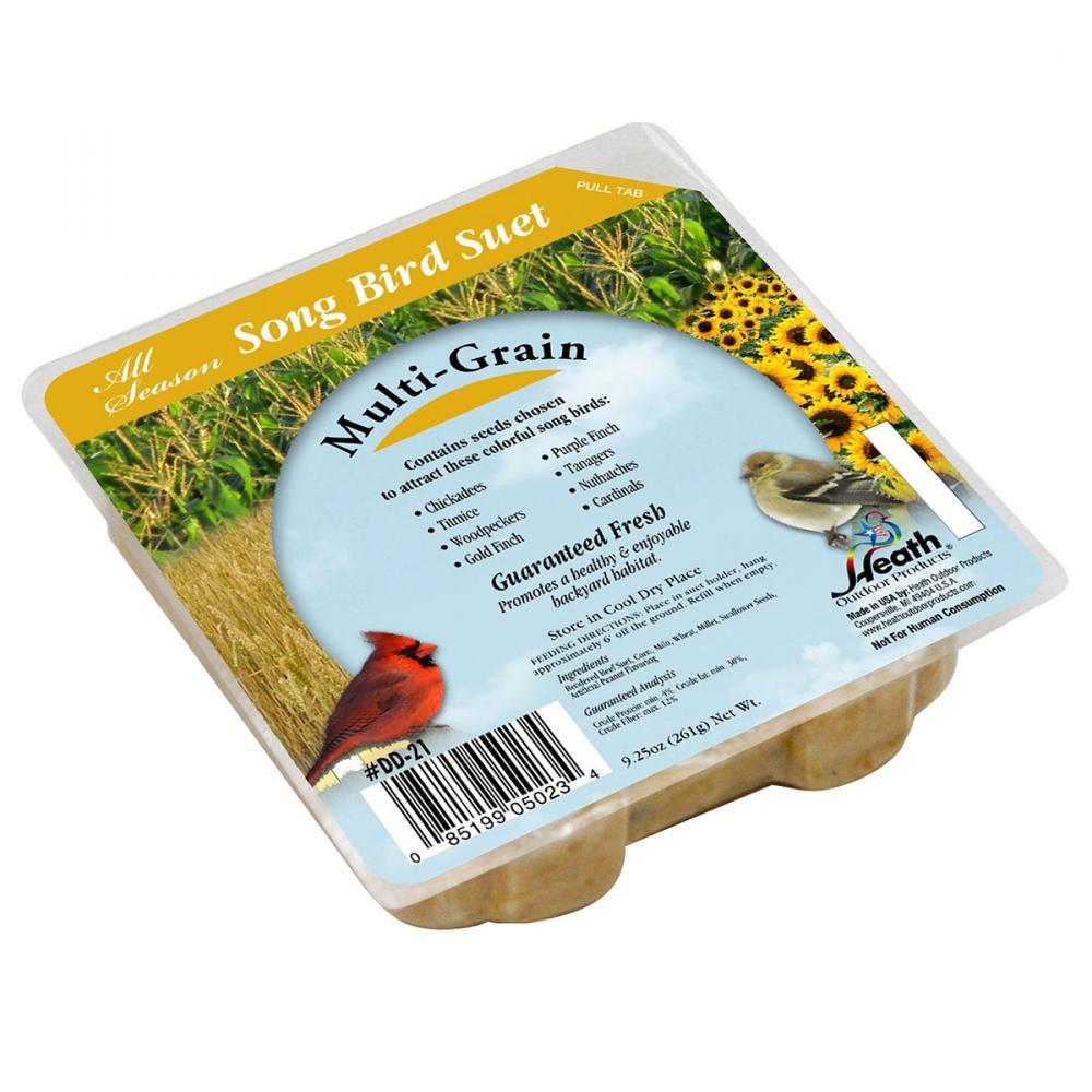 Suet Cake Songbird Multi-Grain 9.25oz<span class=' ItemWarning' style='display:block;'>Item is usually in stock, but we&#39;ll be in touch if there&#39;s a problem<br /></span>