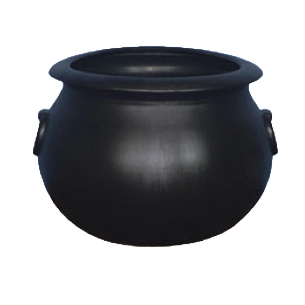 Planter Blow Mold Cauldron 12in Black<span class=' ItemWarning' style='display:block;'>Item is usually in stock, but we&#39;ll be in touch if there&#39;s a problem<br /></span>