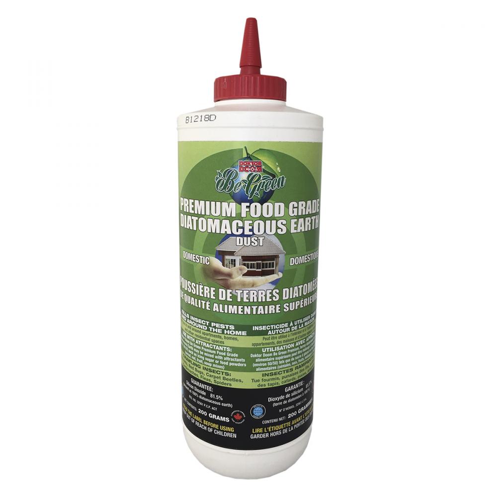 Be Green  Food Grade Diatomaceous Earth Insectide 200g<span class=' ItemWarning' style='display:block;'>Item is usually in stock, but we&#39;ll be in touch if there&#39;s a problem<br /></span>