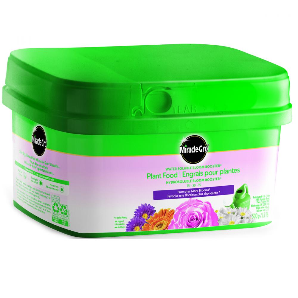 Miracle-Gro Water Soluble Bloom Booster Plant Food 15-30-15  500g<span class=' ItemWarning' style='display:block;'>Item is usually in stock, but we&#39;ll be in touch if there&#39;s a problem<br /></span>