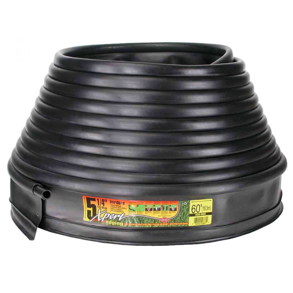Lawn Edging Plastic Expert Designer 5-1/4in x 60ft Black<span class=' ItemWarning' style='display:block;'>Item is usually in stock, but we&#39;ll be in touch if there&#39;s a problem<br /></span>