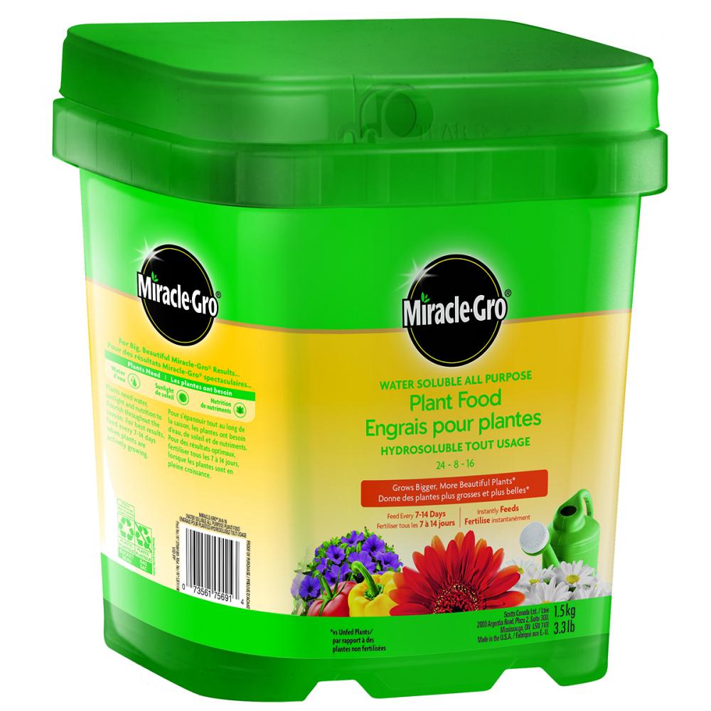Miracle-Gro Water Soluble All Purpose Plant Food 24-8-16  1.5kg<span class=' ItemWarning' style='display:block;'>Item is usually in stock, but we&#39;ll be in touch if there&#39;s a problem<br /></span>