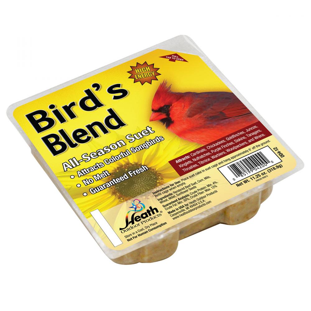 Suet Cake All Season Birds Blend 11.25oz<span class=' ItemWarning' style='display:block;'>Item is usually in stock, but we&#39;ll be in touch if there&#39;s a problem<br /></span>