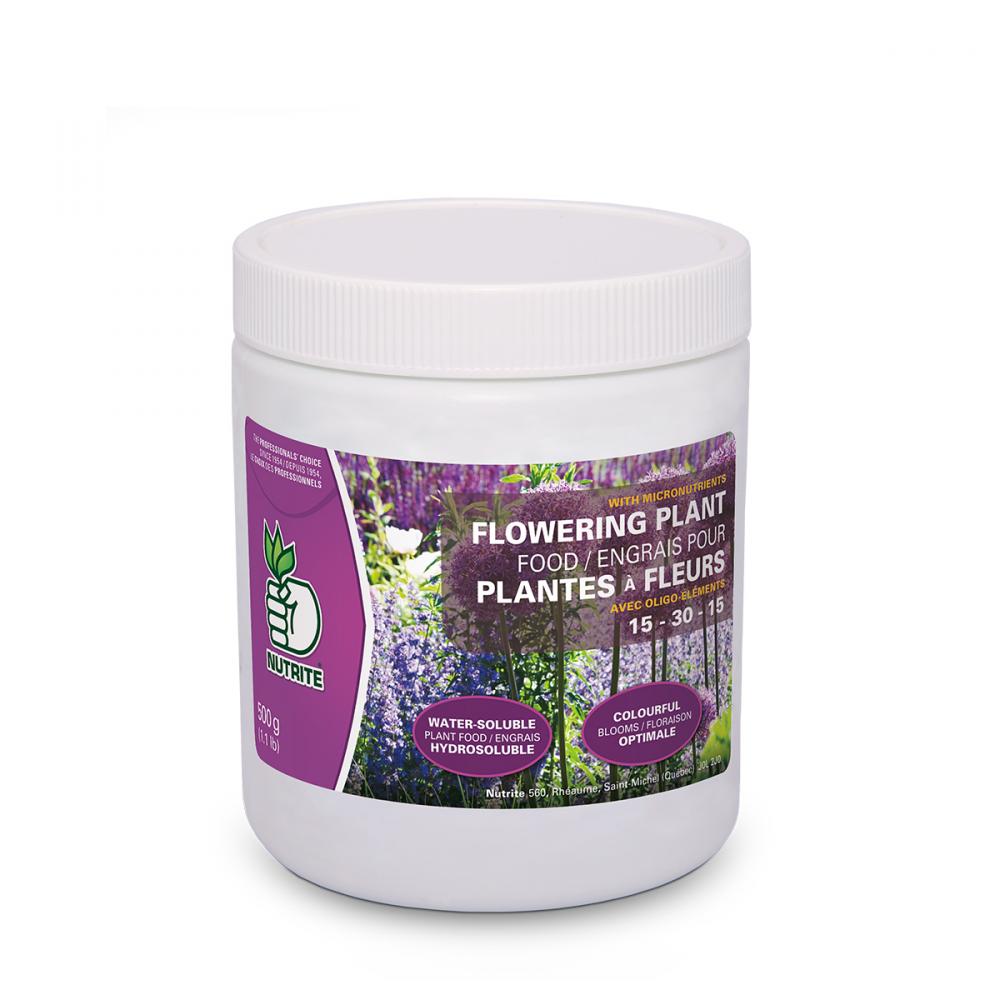 Nutrite Water Soluble Flowering Plant Food 15-30-15 500g<span class=' ItemWarning' style='display:block;'>Item is usually in stock, but we&#39;ll be in touch if there&#39;s a problem<br /></span>