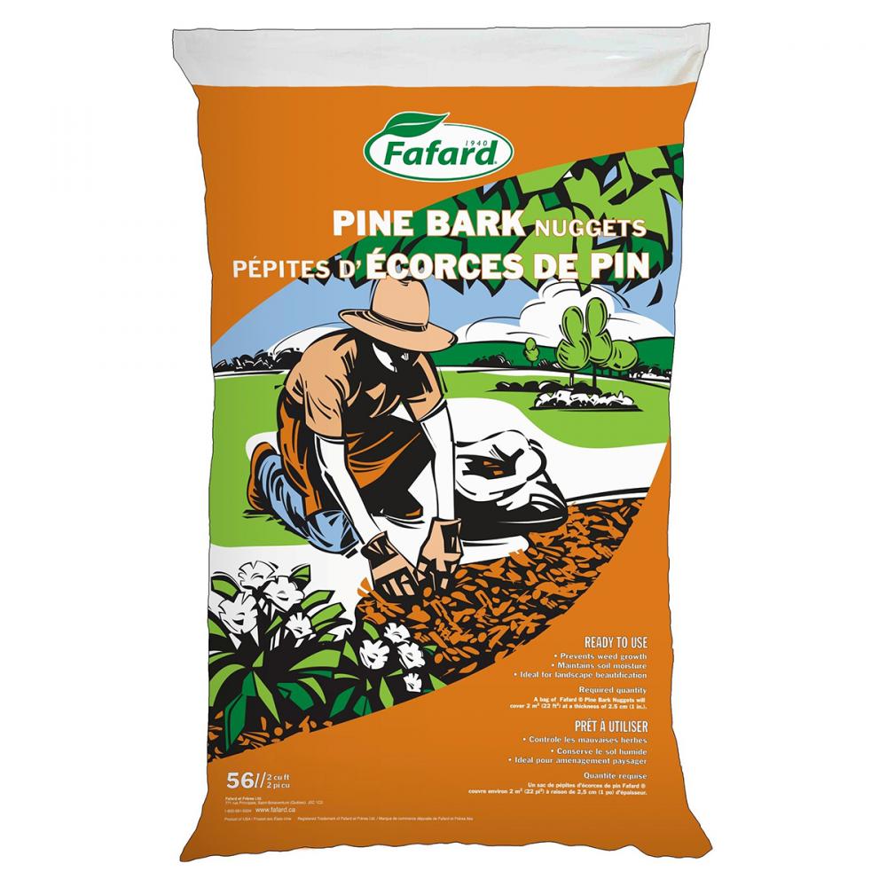 Fafard Eastern Pine Bark Nuggets 2 cft.<span class=' ItemWarning' style='display:block;'>Item is usually in stock, but we&#39;ll be in touch if there&#39;s a problem<br /></span>