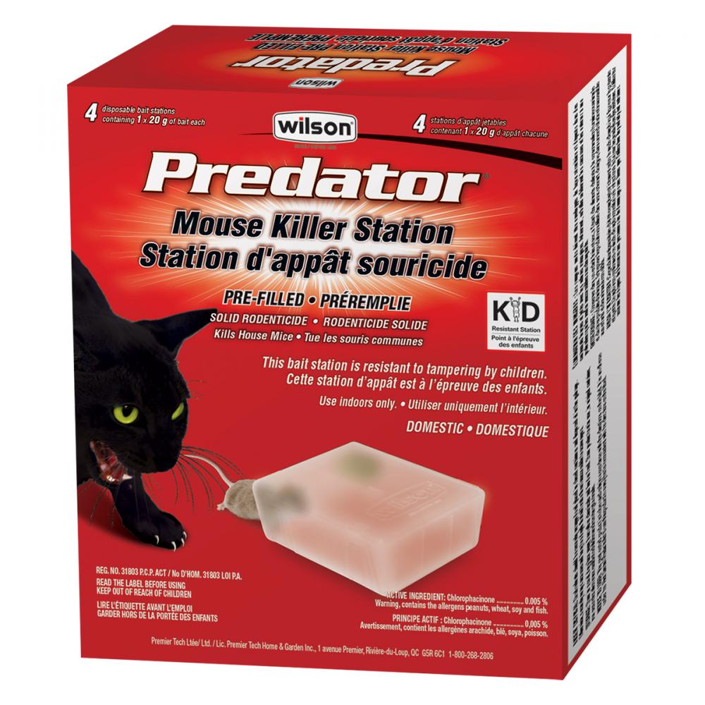 Predator Disposable Mouse Bait Station 80g<span class=' ItemWarning' style='display:block;'>Item is usually in stock, but we&#39;ll be in touch if there&#39;s a problem<br /></span>