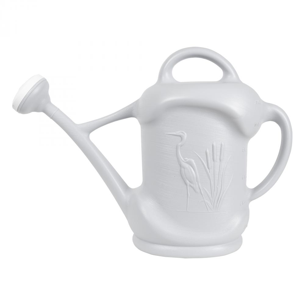 Watering Can Heron Motif 11.3L (3Gal) Plastic Light Grey<span class=' ItemWarning' style='display:block;'>Item is usually in stock, but we&#39;ll be in touch if there&#39;s a problem<br /></span>