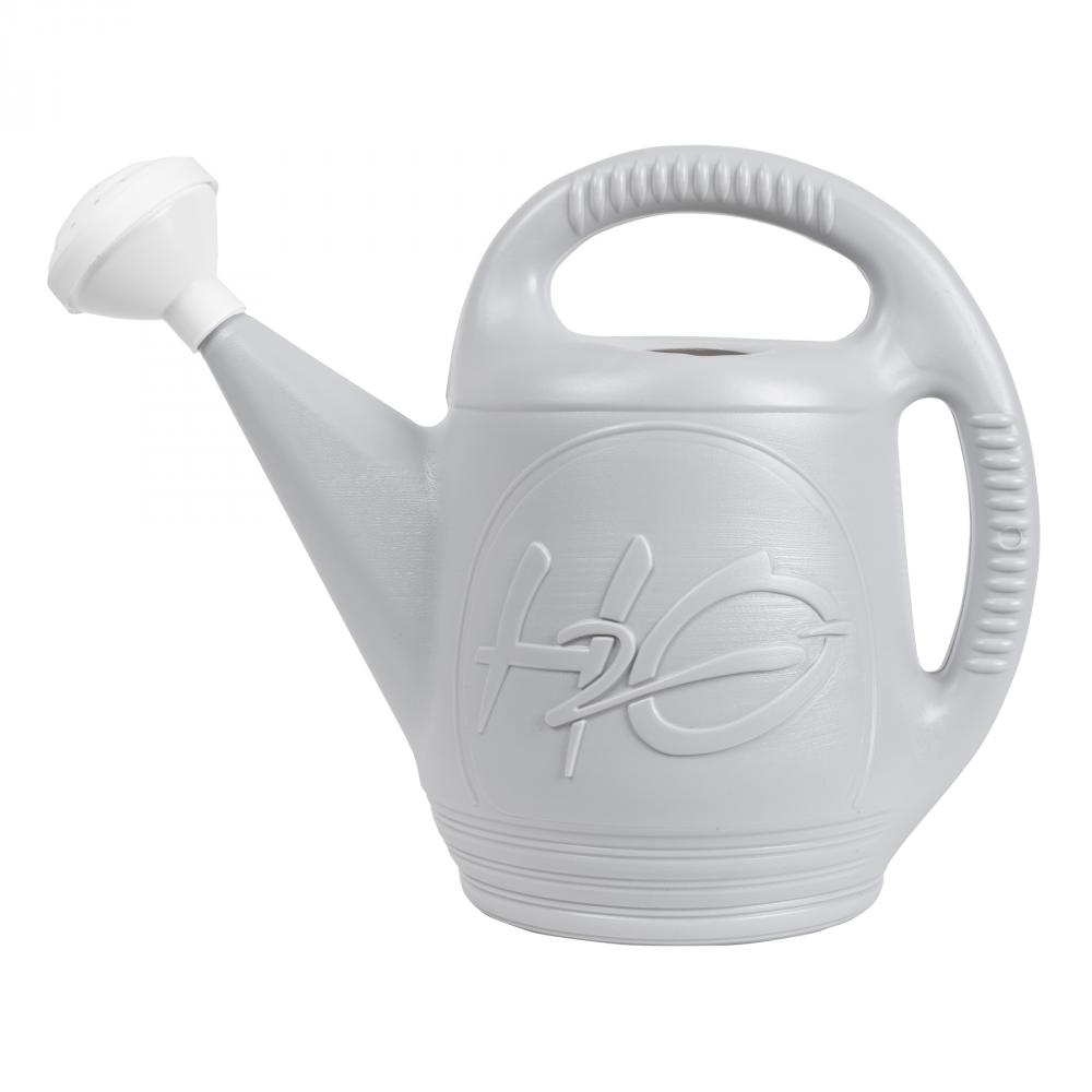 Watering Can H20 Motif 7.6L (2Gal) Plastic Light Grey<span class=' ItemWarning' style='display:block;'>Item is usually in stock, but we&#39;ll be in touch if there&#39;s a problem<br /></span>