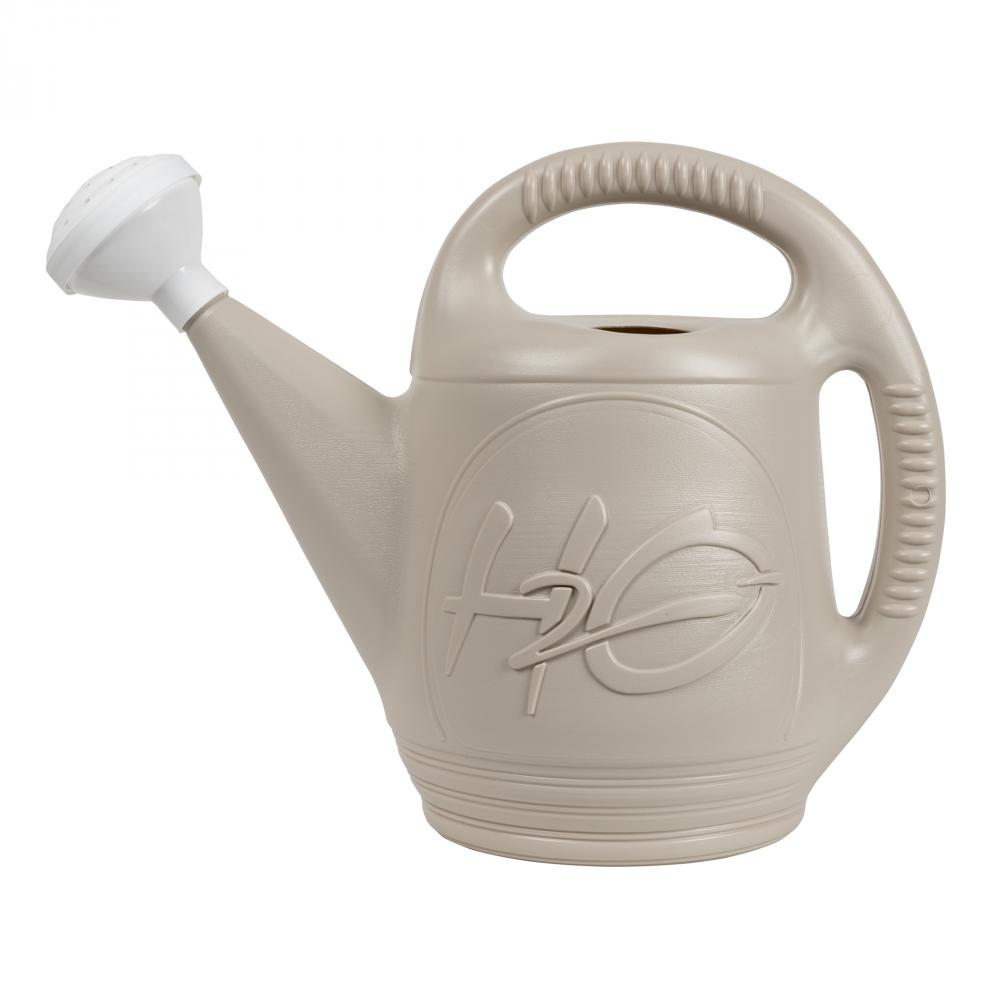 Watering Can H20 Motif 7.6L (2Gal) Plastic Mocha<span class=' ItemWarning' style='display:block;'>Item is usually in stock, but we&#39;ll be in touch if there&#39;s a problem<br /></span>