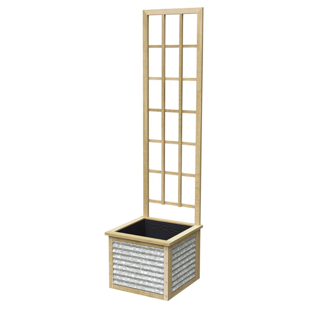 Urban Gardener Galvanized & Cedar Elevated Planter<span class=' ItemWarning' style='display:block;'>Item is usually in stock, but we&#39;ll be in touch if there&#39;s a problem<br /></span>