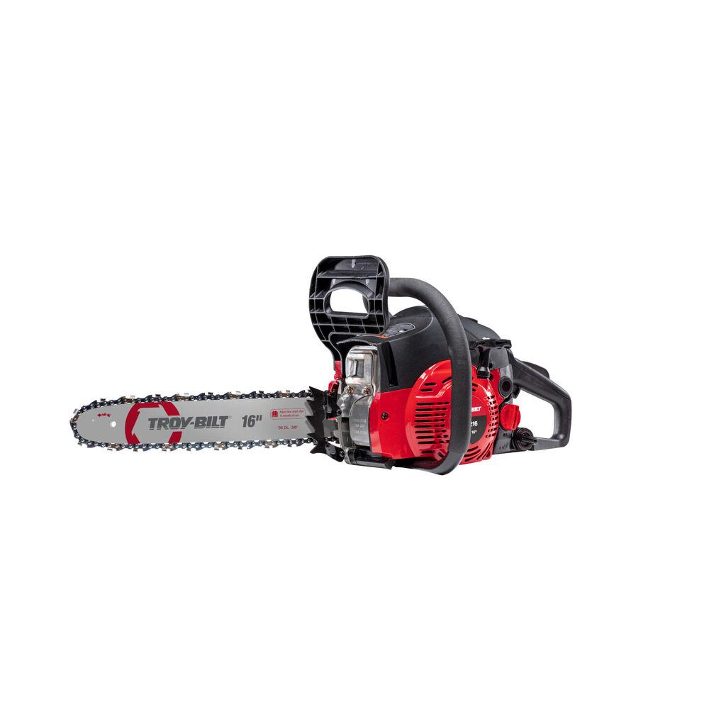 Troy Bilt TB4216 16in Gas Chainsaw 42cc 2-cycle<span class=' ItemWarning' style='display:block;'>Item is usually in stock, but we&#39;ll be in touch if there&#39;s a problem<br /></span>