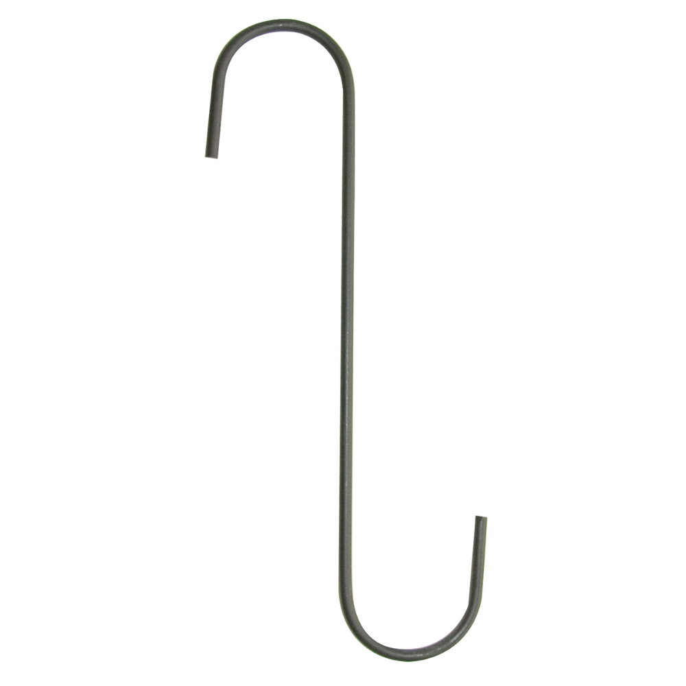 Hanging Basket Extender S-Hook 18in Black<span class=' ItemWarning' style='display:block;'>Item is usually in stock, but we&#39;ll be in touch if there&#39;s a problem<br /></span>