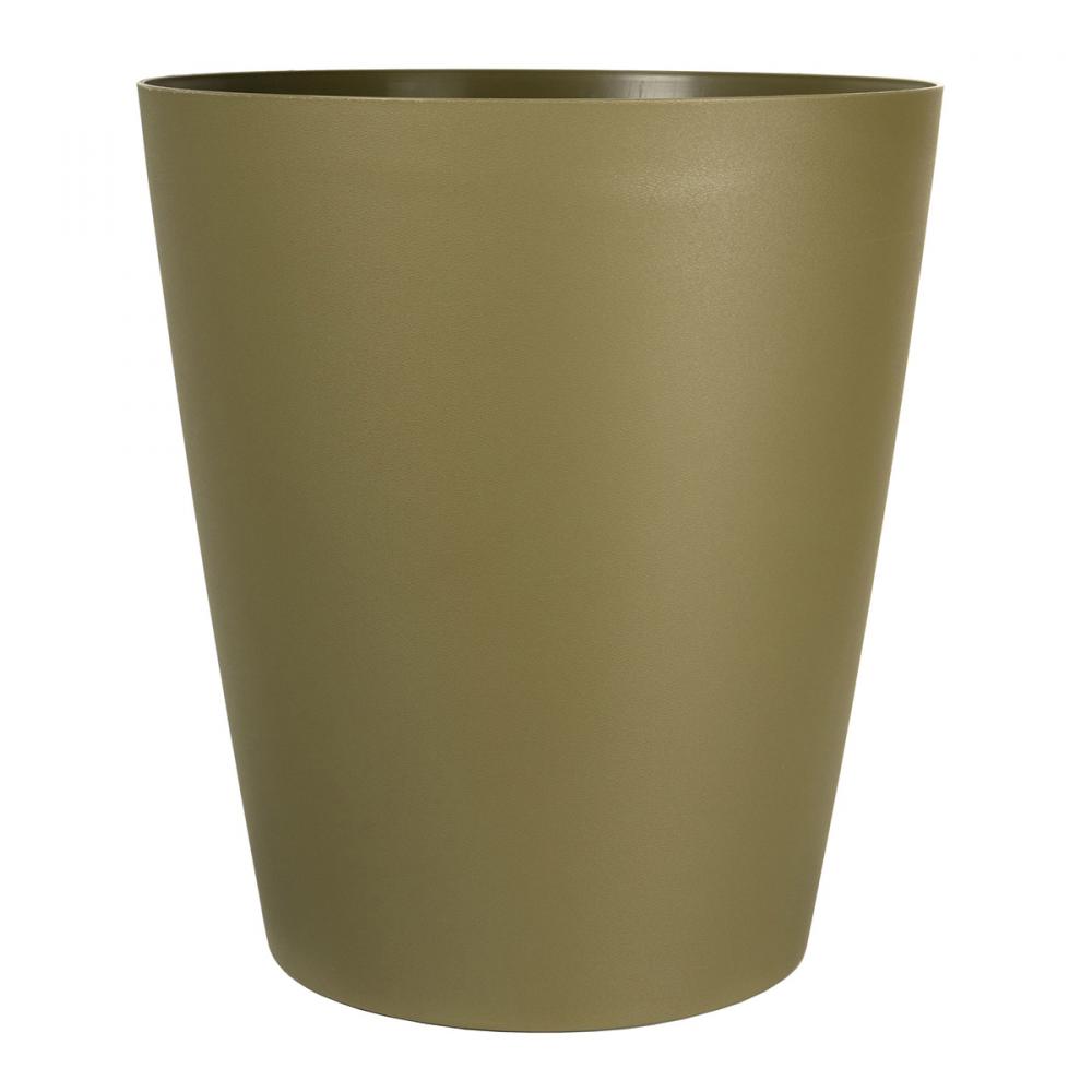 Bistro Self-Watering Contemporary Planter Plastic Round 12x12in Khaki<span class=' ItemWarning' style='display:block;'>Item is usually in stock, but we&#39;ll be in touch if there&#39;s a problem<br /></span>