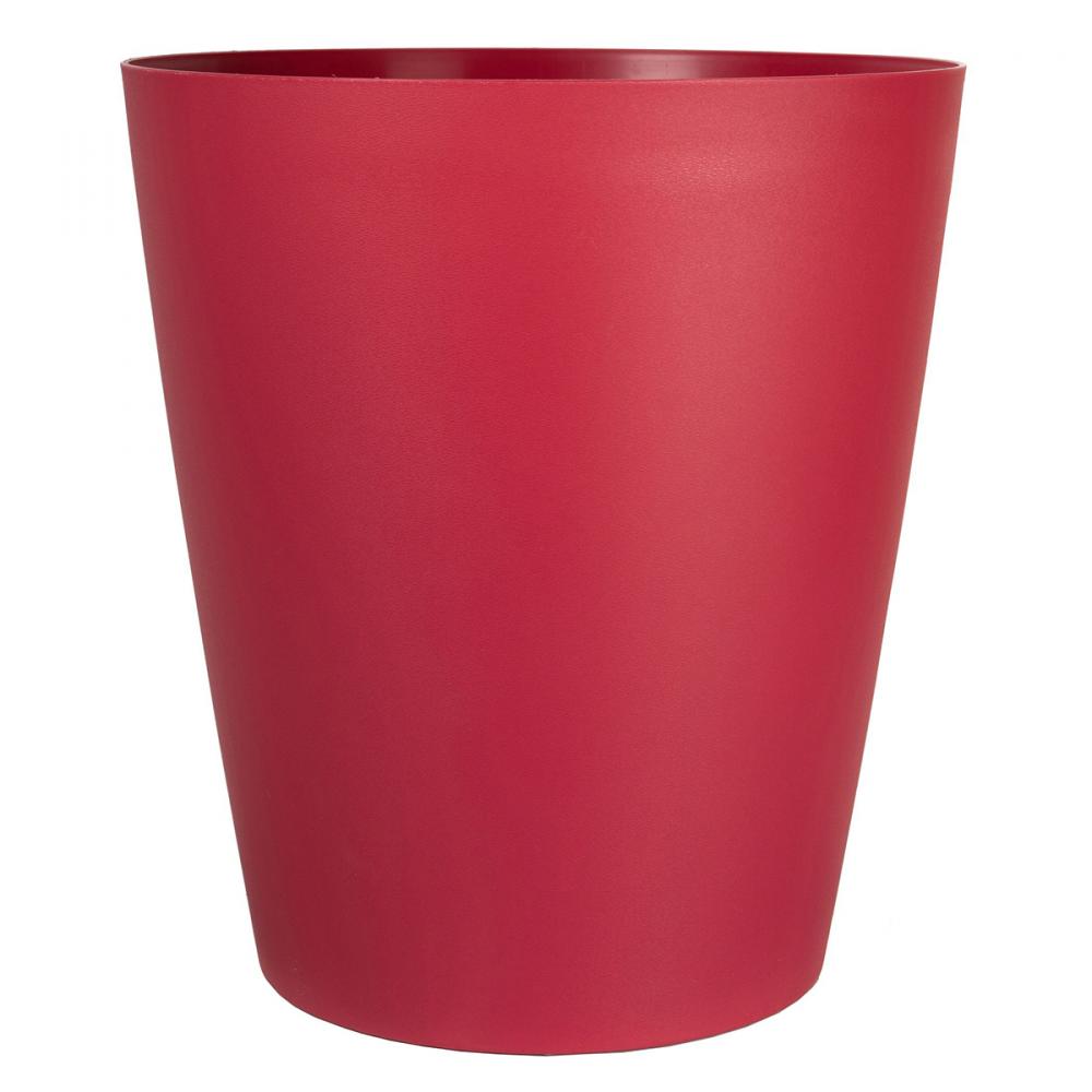 Bistro Self-Watering Contemporary Planter Plastic Round 12x12in Red<span class=' ItemWarning' style='display:block;'>Item is usually in stock, but we&#39;ll be in touch if there&#39;s a problem<br /></span>
