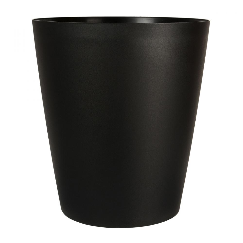 Bistro Self-Watering Contemporary Planter Plastic Round 16x16in Black<span class=' ItemWarning' style='display:block;'>Item is usually in stock, but we&#39;ll be in touch if there&#39;s a problem<br /></span>