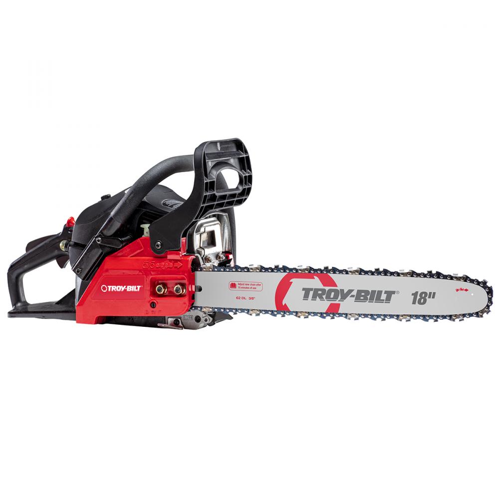 Troy Bilt TB4218 18in Gas Chainsaw 42cc 2-cycle<span class=' ItemWarning' style='display:block;'>Item is usually in stock, but we&#39;ll be in touch if there&#39;s a problem<br /></span>