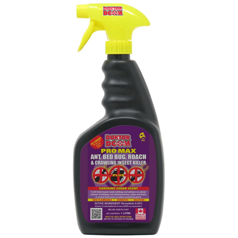 Pro Max Ant/ Bed Bug/ Roach and Crawling insect Killer 1L<span class=' ItemWarning' style='display:block;'>Item is usually in stock, but we&#39;ll be in touch if there&#39;s a problem<br /></span>