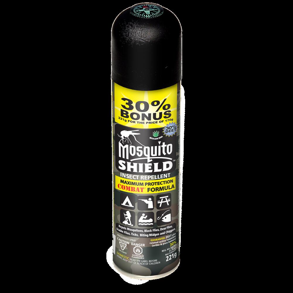 Combat Insect Repellent Aerosol with Deet 220g<span class=' ItemWarning' style='display:block;'>Item is usually in stock, but we&#39;ll be in touch if there&#39;s a problem<br /></span>