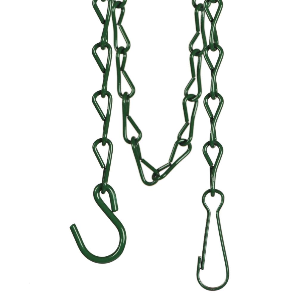 Hanging Chain for Bird Feeders Green Rust Resistant 33in<span class=' ItemWarning' style='display:block;'>Item is usually in stock, but we&#39;ll be in touch if there&#39;s a problem<br /></span>