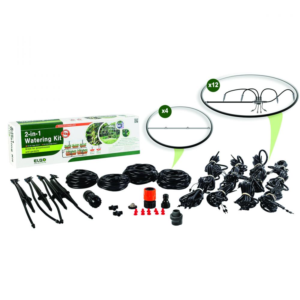 Drip Irrigation 2-in-1 Watering Kit for Planters<span class=' ItemWarning' style='display:block;'>Item is usually in stock, but we&#39;ll be in touch if there&#39;s a problem<br /></span>