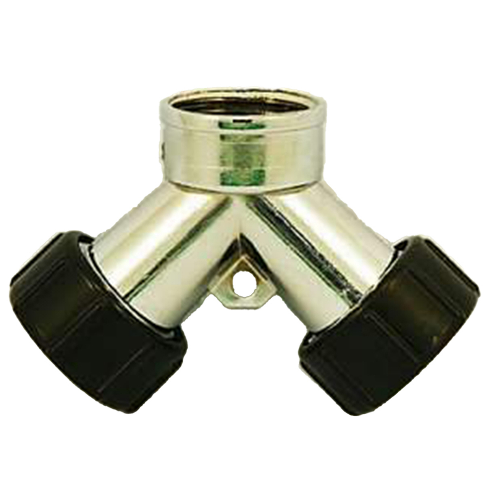 Brass Hose Y Control Valve with Shut-off Levers<span class=' ItemWarning' style='display:block;'>Item is usually in stock, but we&#39;ll be in touch if there&#39;s a problem<br /></span>