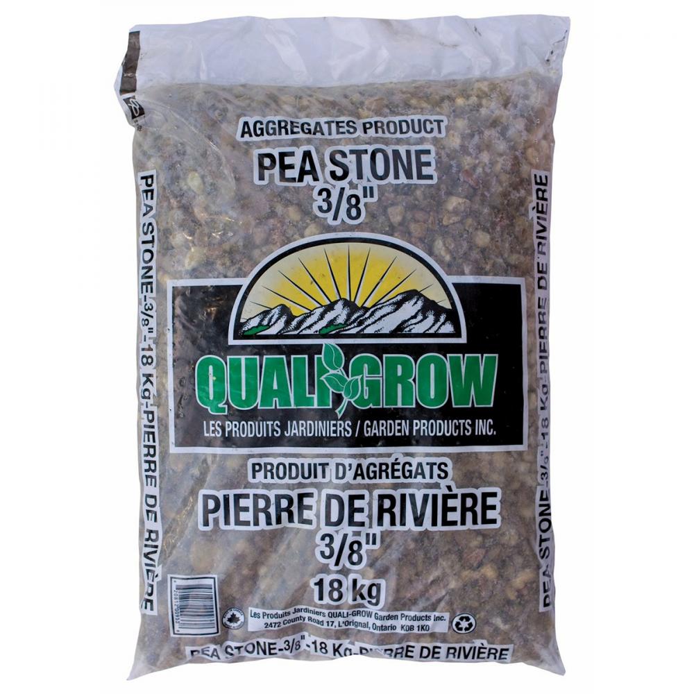 Landscape River Stones Mini 3/8&#34; Peastone 18kg<span class=' ItemWarning' style='display:block;'>Item is usually in stock, but we&#39;ll be in touch if there&#39;s a problem<br /></span>