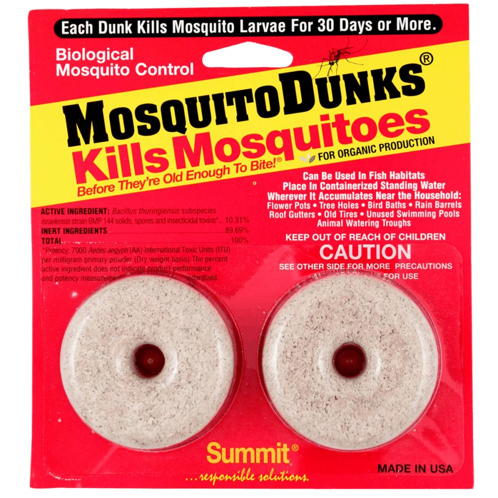 Mosquito Dunks Mosquito Larvae Killer 2/Card<span class=' ItemWarning' style='display:block;'>Item is usually in stock, but we&#39;ll be in touch if there&#39;s a problem<br /></span>