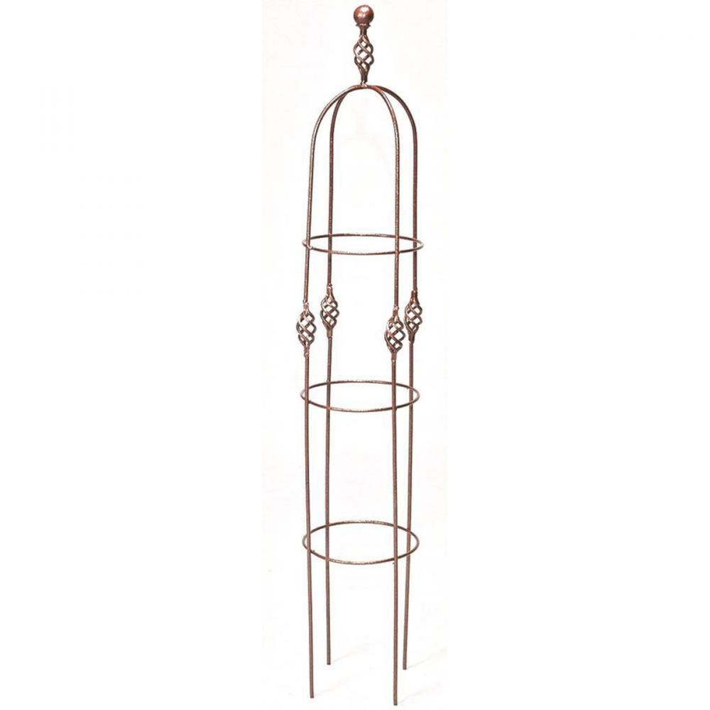 Venetian Wire Obelisk 43x8&#34; Copper<span class=' ItemWarning' style='display:block;'>Item is usually in stock, but we&#39;ll be in touch if there&#39;s a problem<br /></span>