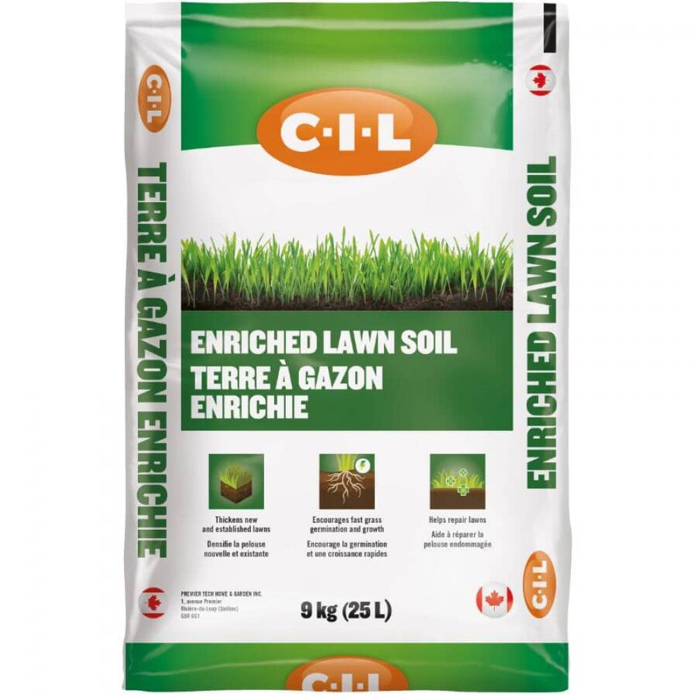 C-I-L Enriched Lawn Soil 25L<span class=' ItemWarning' style='display:block;'>Item is usually in stock, but we&#39;ll be in touch if there&#39;s a problem<br /></span>