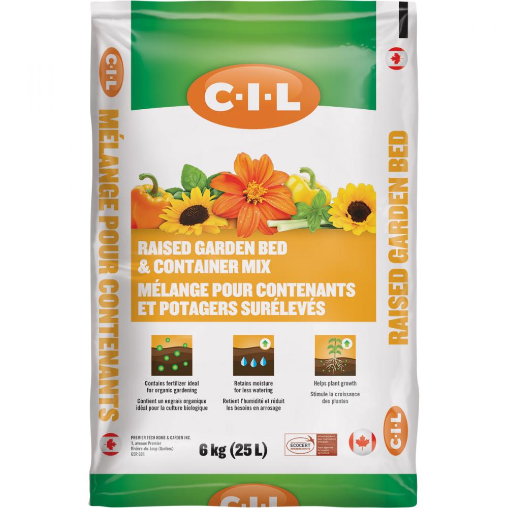 C-I-L Raised Garden Bed & Container Mix 25l<span class=' ItemWarning' style='display:block;'>Item is usually in stock, but we&#39;ll be in touch if there&#39;s a problem<br /></span>