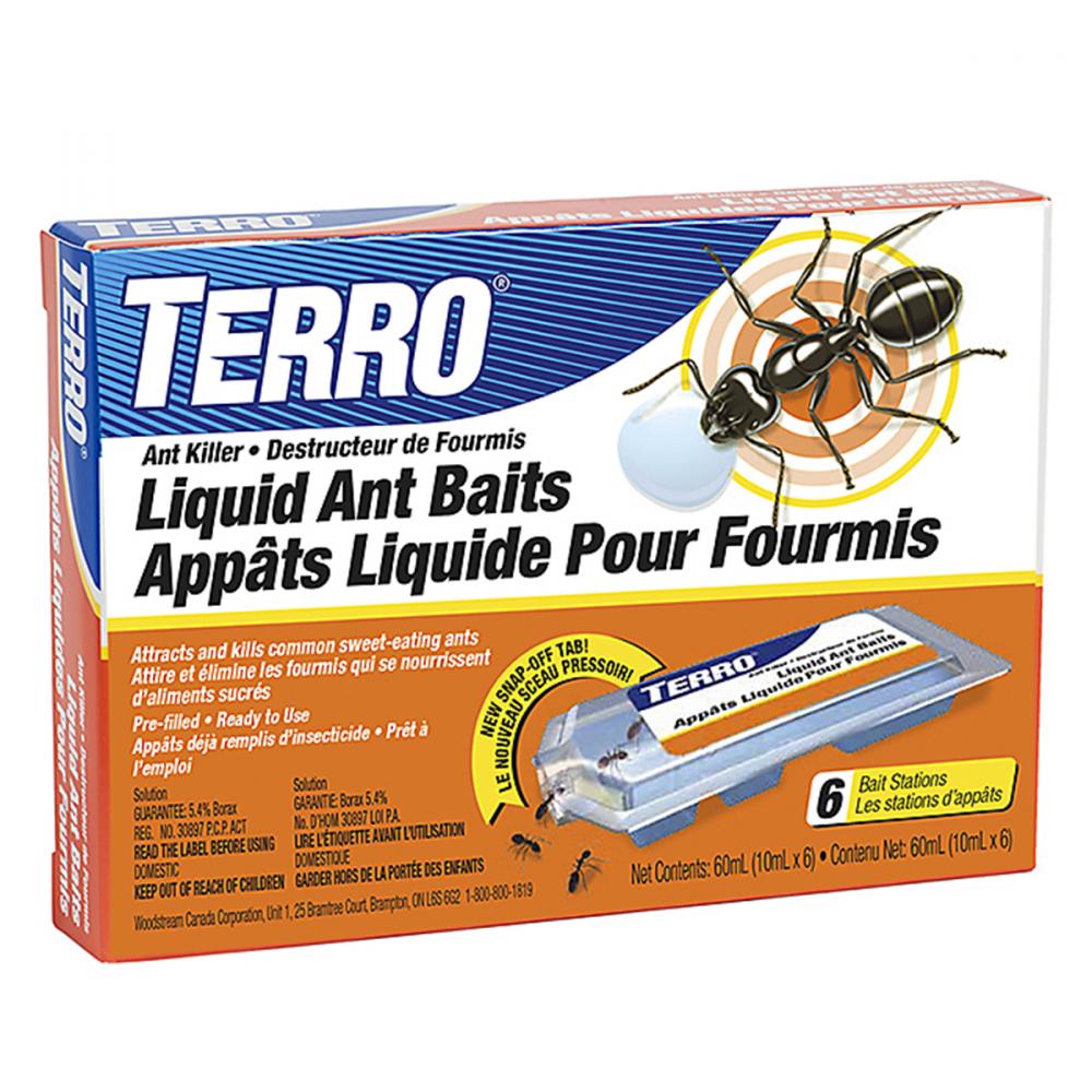 Terro Liquid Ant Killer Baits 10ml 6/pk<span class=' ItemWarning' style='display:block;'>Item is usually in stock, but we&#39;ll be in touch if there&#39;s a problem<br /></span>