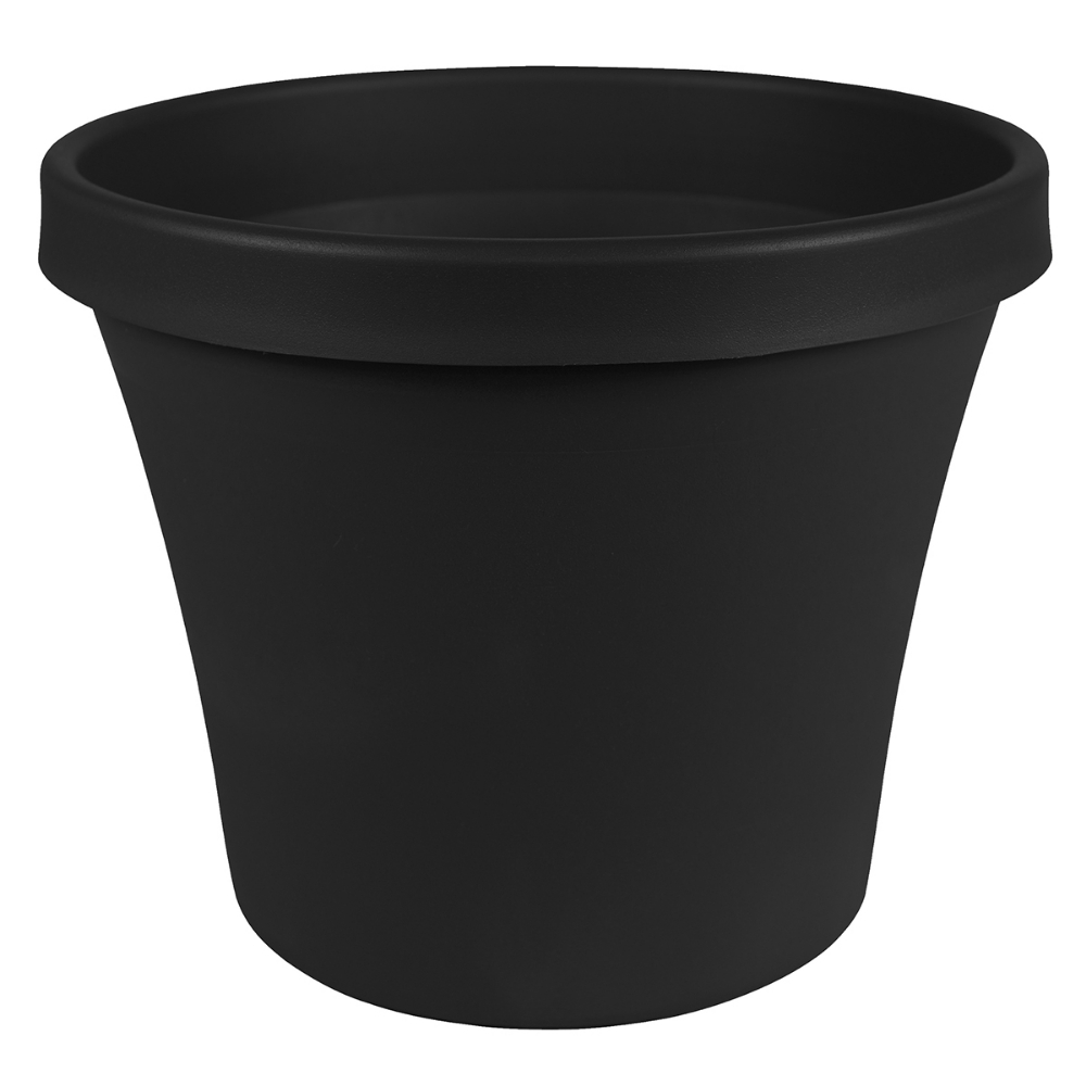 Terra Planter Plastic 4.3x3.6in Matte Black<span class=' ItemWarning' style='display:block;'>Item is usually in stock, but we&#39;ll be in touch if there&#39;s a problem<br /></span>