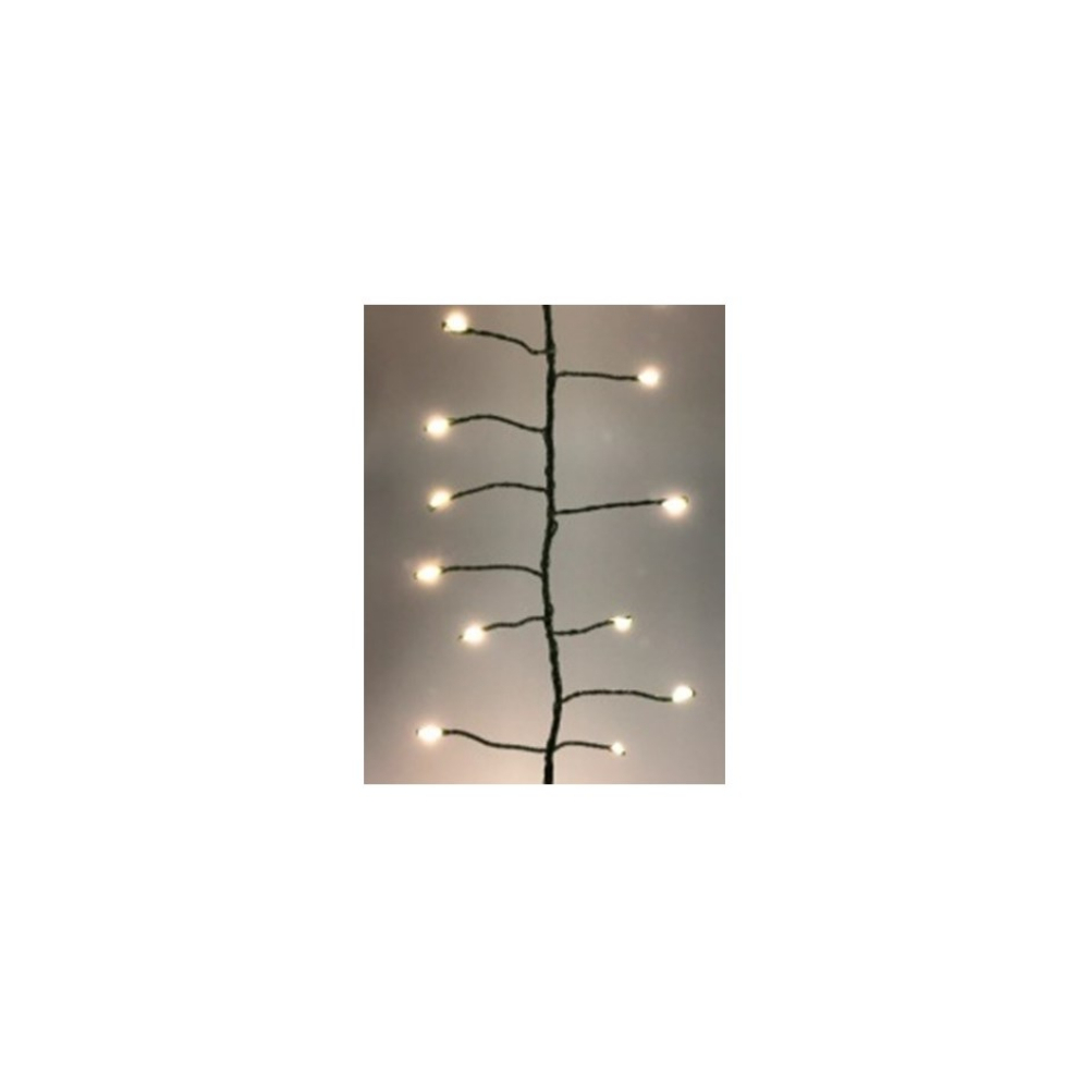 Firecracker Cluster Twinkling Light String 270 Warm White Bulbs 15&#39;<span class=' ItemWarning' style='display:block;'>Item is usually in stock, but we&#39;ll be in touch if there&#39;s a problem<br /></span>
