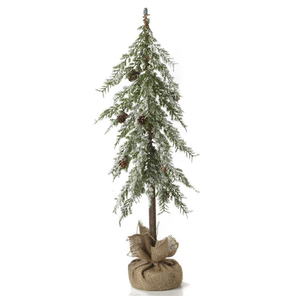 Frosted Needle Tabletop Pine Tree 24in<span class=' ItemWarning' style='display:block;'>Item is usually in stock, but we&#39;ll be in touch if there&#39;s a problem<br /></span>