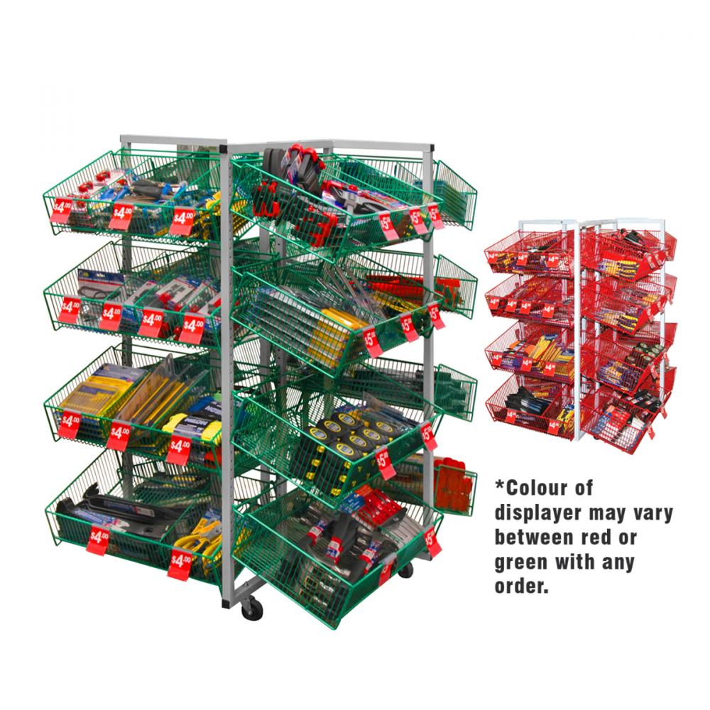 4-Way Value Bin Display<span class=' ItemWarning' style='display:block;'>Item is usually in stock, but we&#39;ll be in touch if there&#39;s a problem<br /></span>