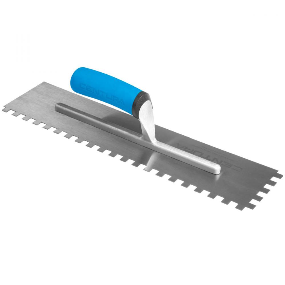 Sq.Notched Trowel 16&#34; x 4&#34; (3/8&#34;x3/8&#34;x3/8&#34; Notch) Blue HDL<span class=' ItemWarning' style='display:block;'>Item is usually in stock, but we&#39;ll be in touch if there&#39;s a problem<br /></span>