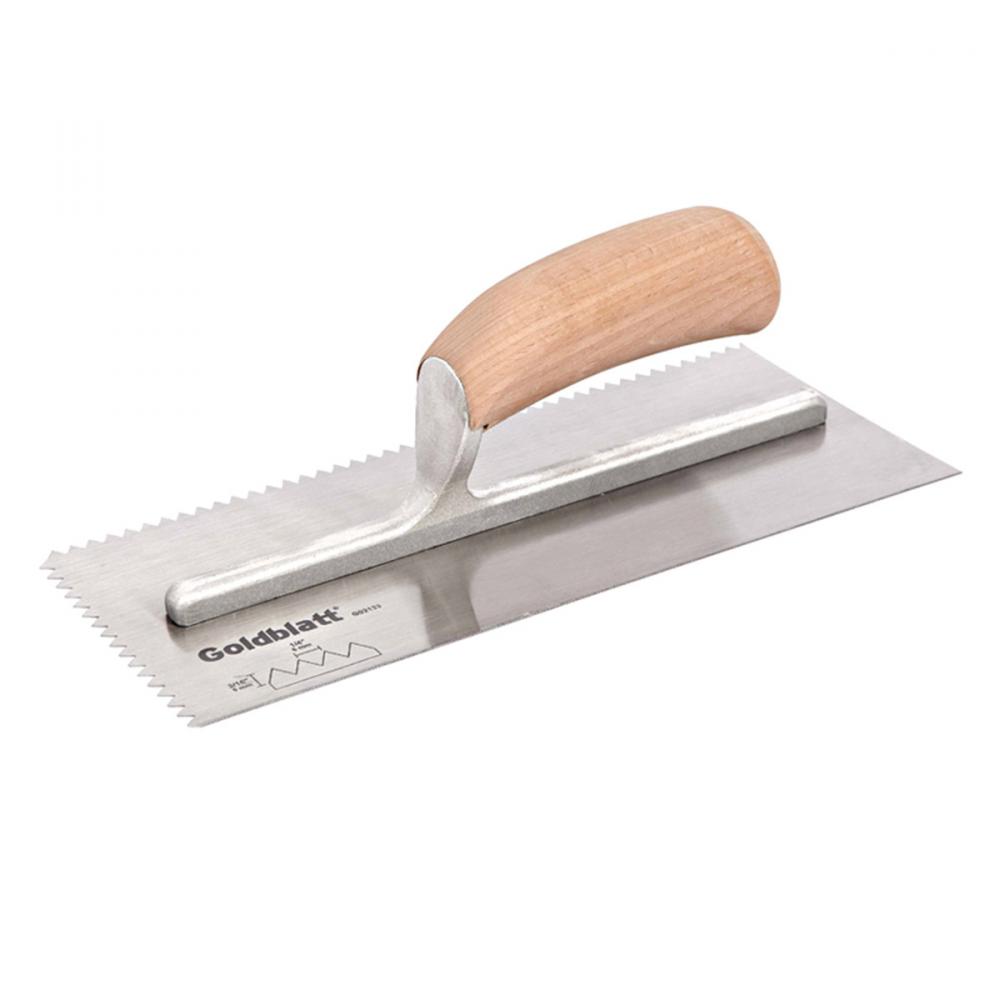 Pro Trowel Square Notch Carbon Steel  ¼ x ¼ x ¼<span class=' ItemWarning' style='display:block;'>Item is usually in stock, but we&#39;ll be in touch if there&#39;s a problem<br /></span>