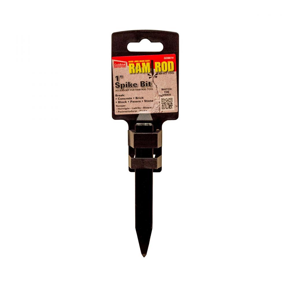 RAM Rod Impact Tool Spike Bit 1in<span class=' ItemWarning' style='display:block;'>Item is usually in stock, but we&#39;ll be in touch if there&#39;s a problem<br /></span>
