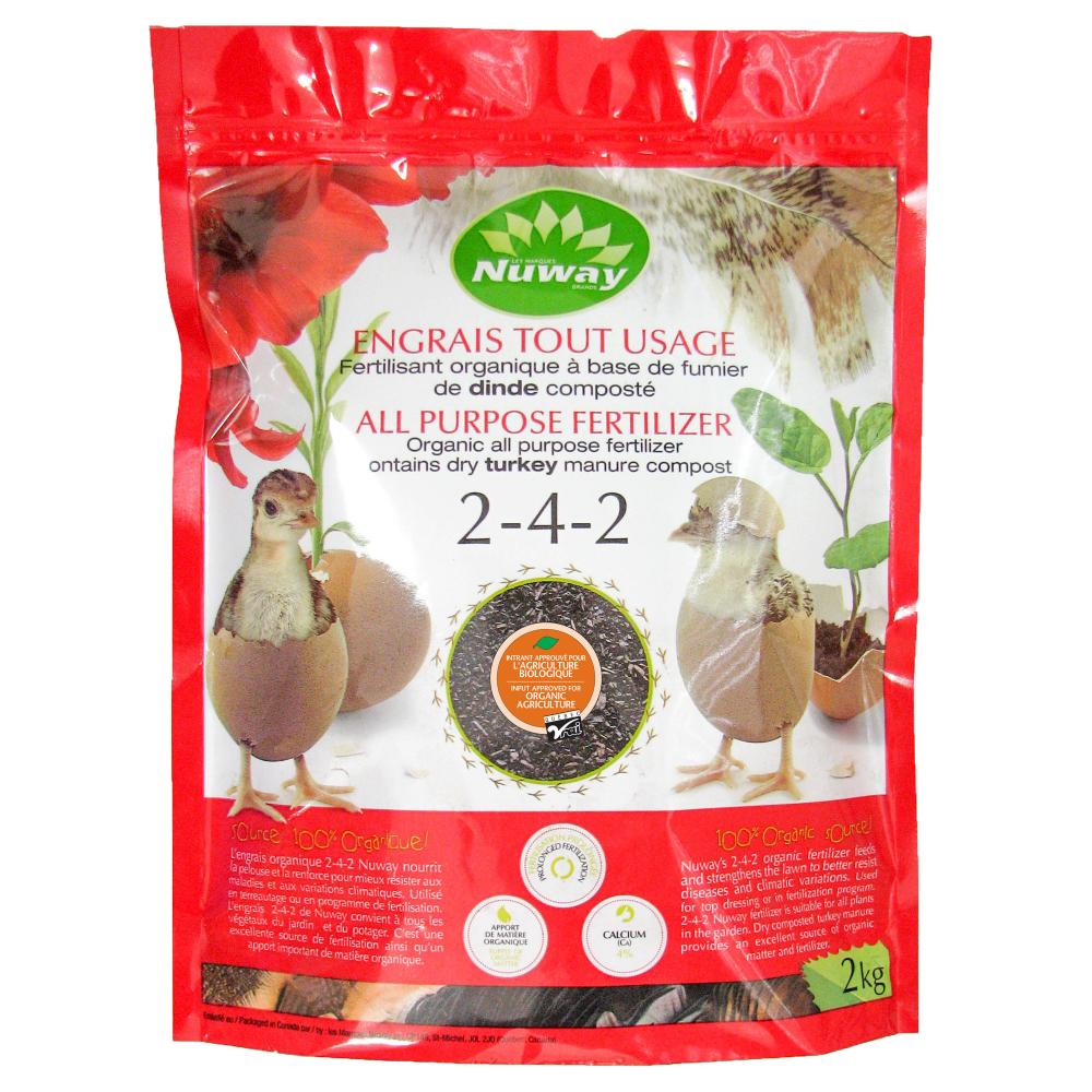 Nuway Turkey Manure Org/OCQV 2-4-2 9Kg<span class=' ItemWarning' style='display:block;'>Item is usually in stock, but we&#39;ll be in touch if there&#39;s a problem<br /></span>