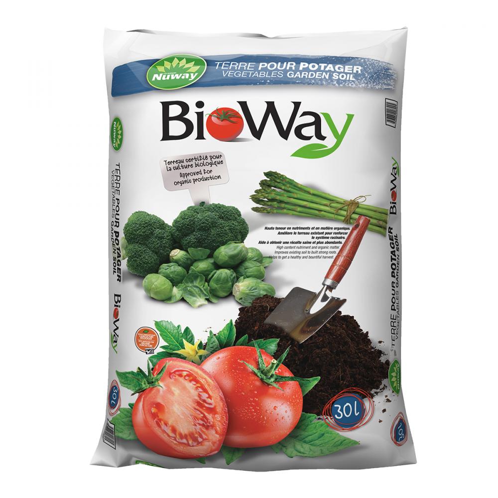 Nuway Vegetables Garden Soil Bioway Org/OCQV 30L 3-6-9<span class=' ItemWarning' style='display:block;'>Item is usually in stock, but we&#39;ll be in touch if there&#39;s a problem<br /></span>