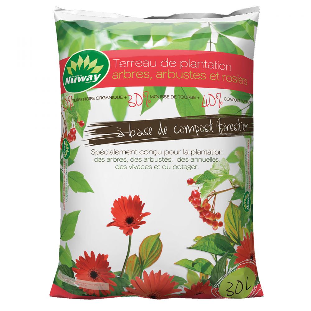 Nuway Potting Soil Trees Shrubs Roses & Perennials 30L<span class=' ItemWarning' style='display:block;'>Item is usually in stock, but we&#39;ll be in touch if there&#39;s a problem<br /></span>