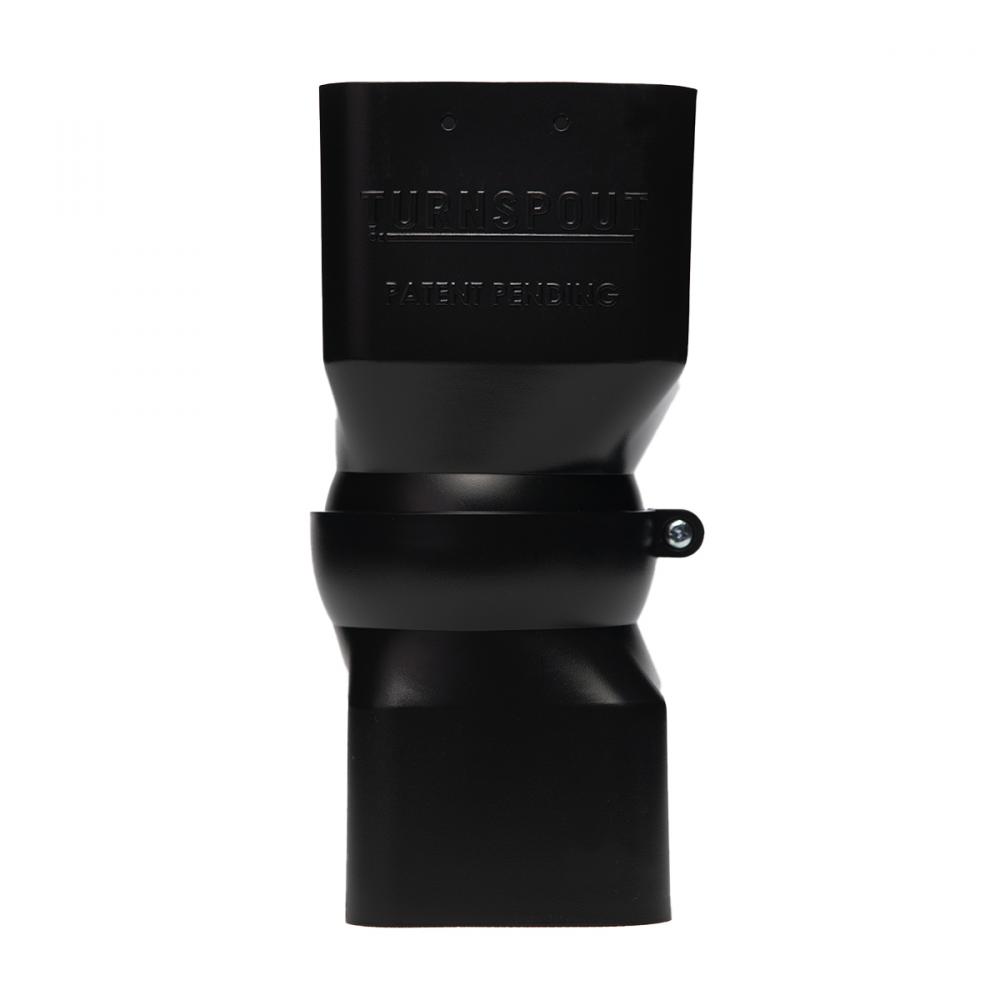 Turnspout 3in x 3in Black<span class=' ItemWarning' style='display:block;'>Item is usually in stock, but we&#39;ll be in touch if there&#39;s a problem<br /></span>