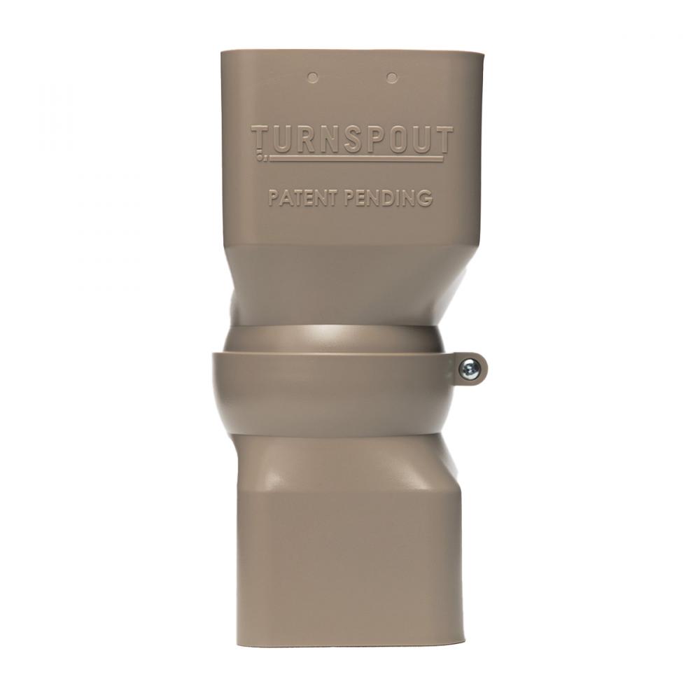 Turnspout 3in x 3in Tan<span class=' ItemWarning' style='display:block;'>Item is usually in stock, but we&#39;ll be in touch if there&#39;s a problem<br /></span>