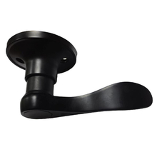 Toolway 100766 - Door Lock Lever Dummy Black (Right Side) Curved Handle