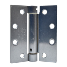 Toolway 100940 - Full Mortise Adjustable Spring Hinge 4in x 4½in Square Corner Stainless Steel