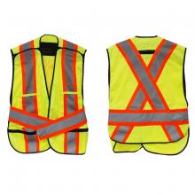 Toolway 105630 - Safety Vest 5-point Tear-Away Hi-Vis Yellow (OSFA)