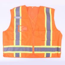 Toolway 105631 - Safety Vest 5-point Tear-Away Hi-Vis Orange (OSFA)