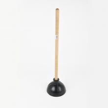 Toolway 106023 - Toilet Plunger Force-cup Style 5-7/8in Cup w/ 21in Wooden Handle